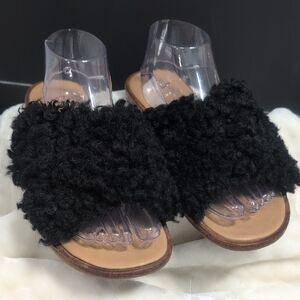 UGG Joni Furry Slide Sandals
